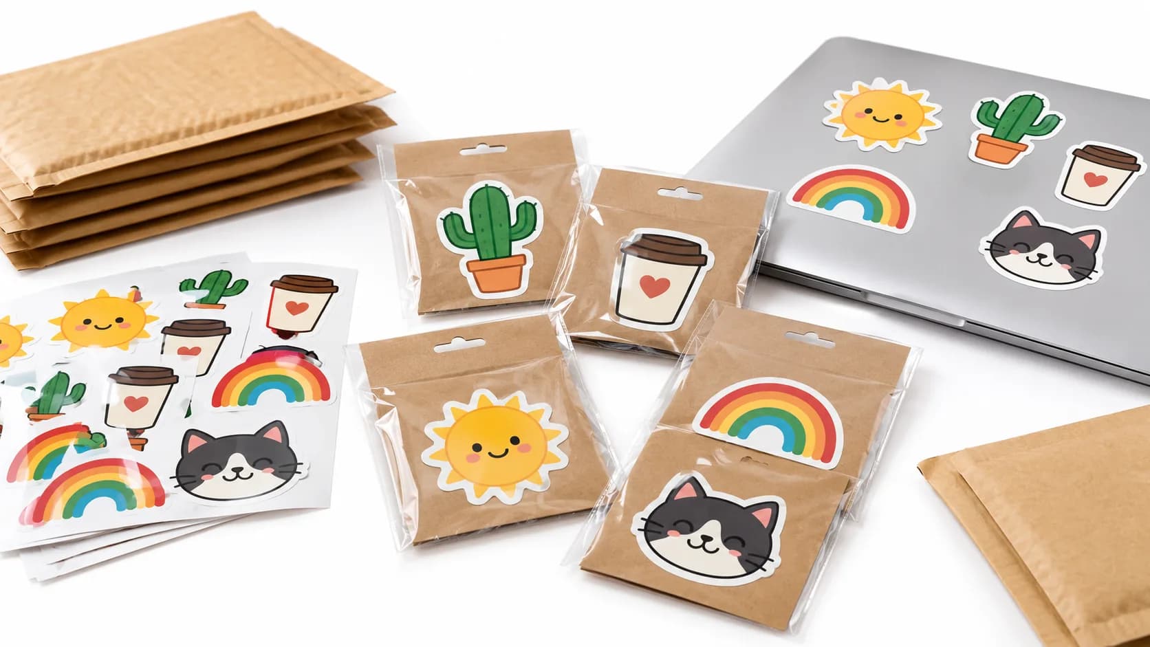 Making Color SVG Stickers and Print-on-Demand Designs With AI